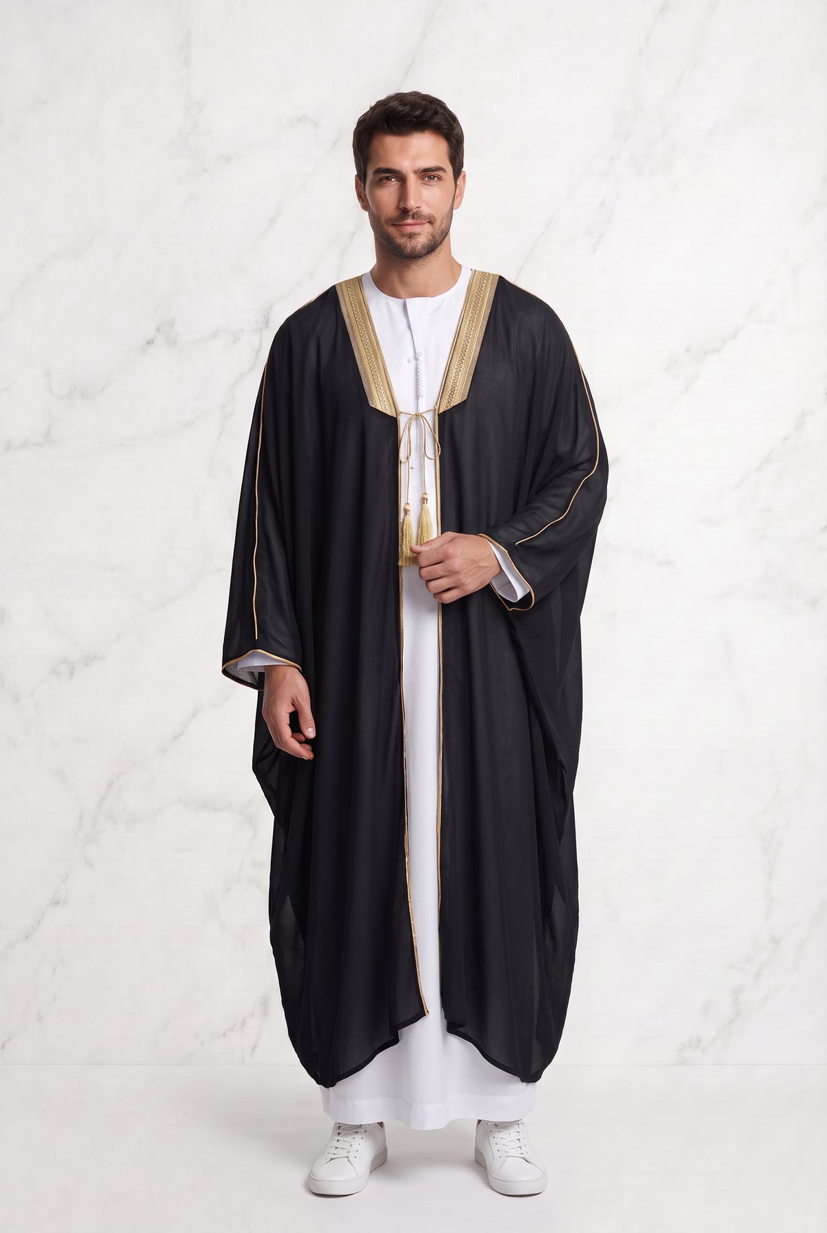 Bisht Black & Gold