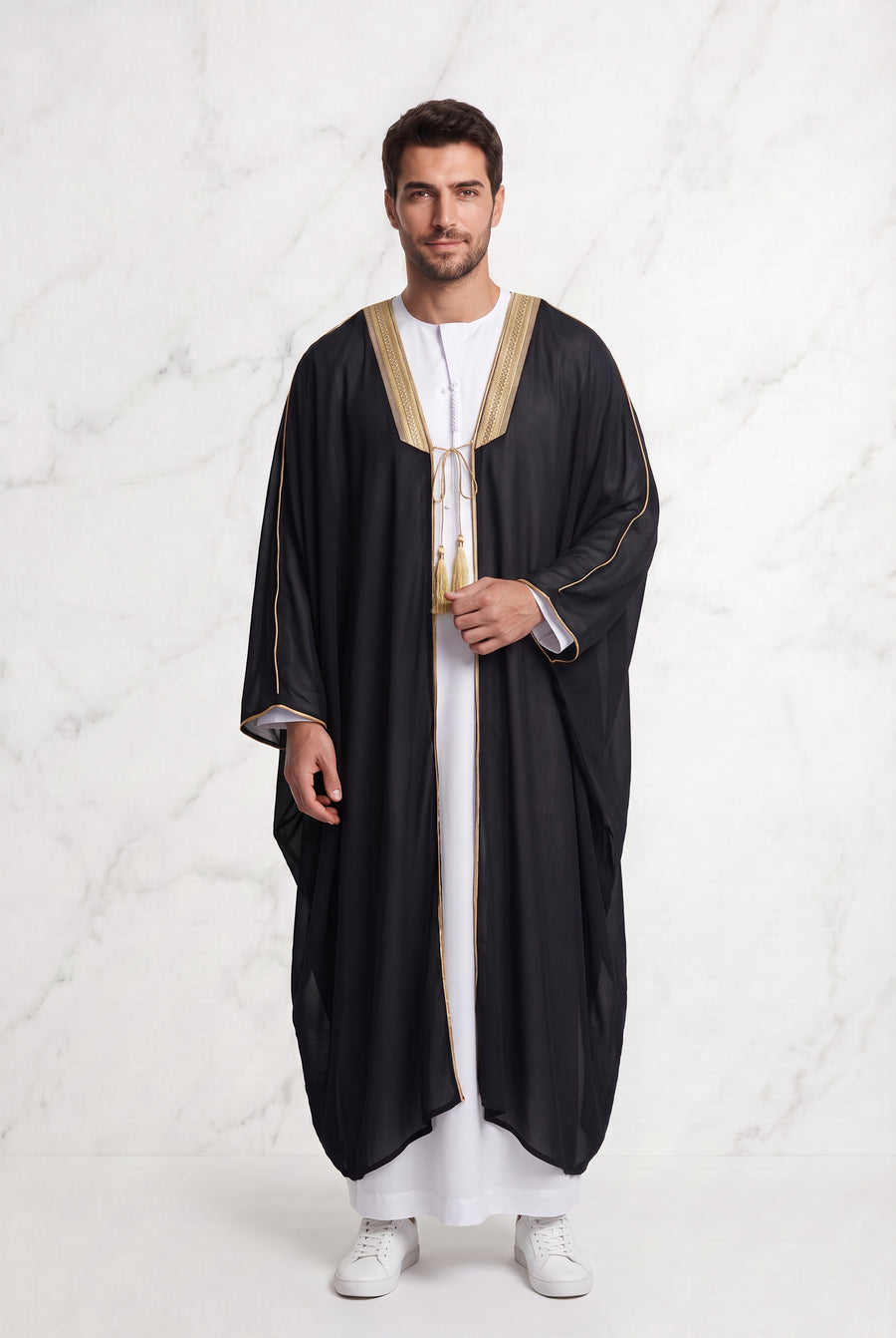 Bisht Black & Gold