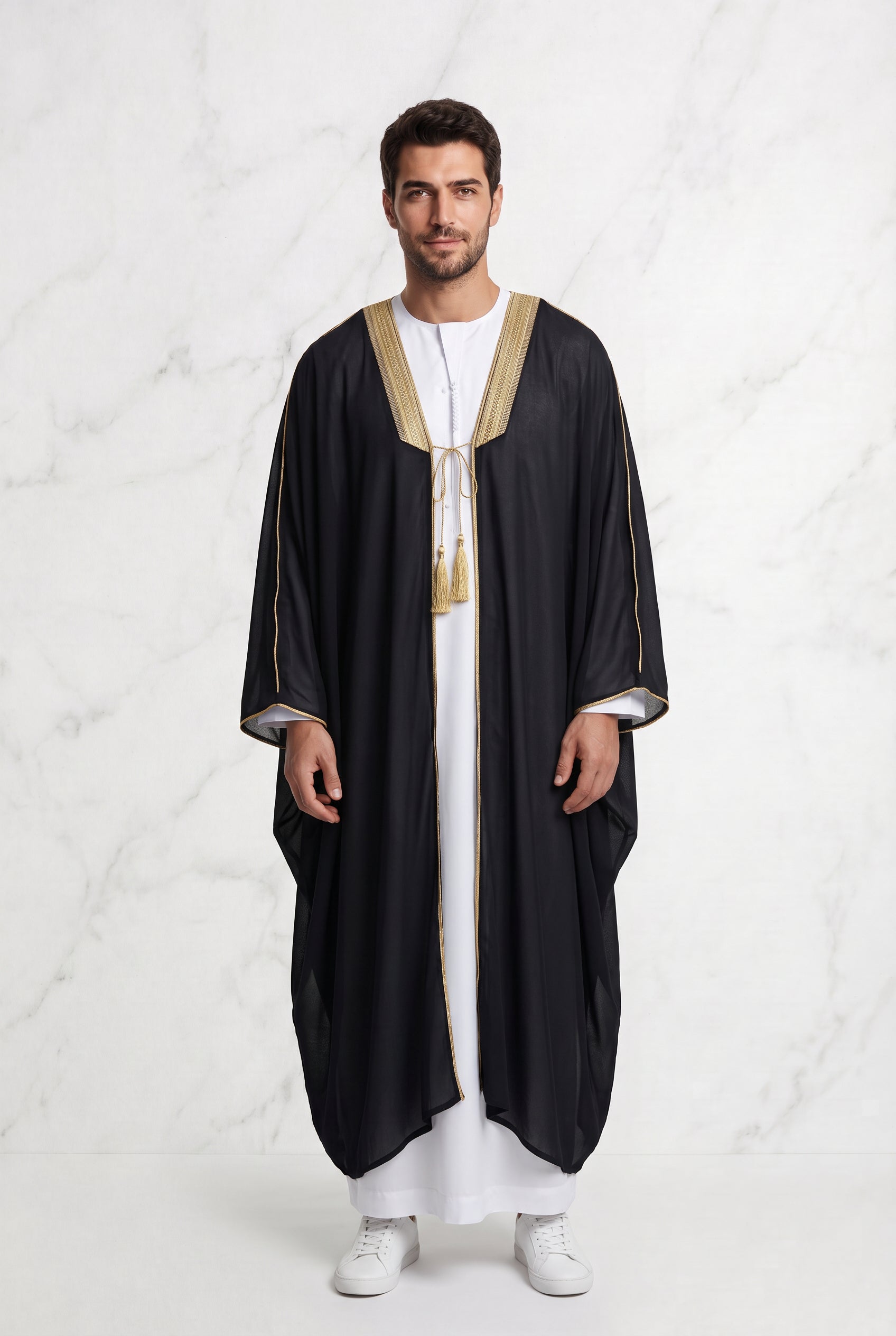 Bisht Black & Gold