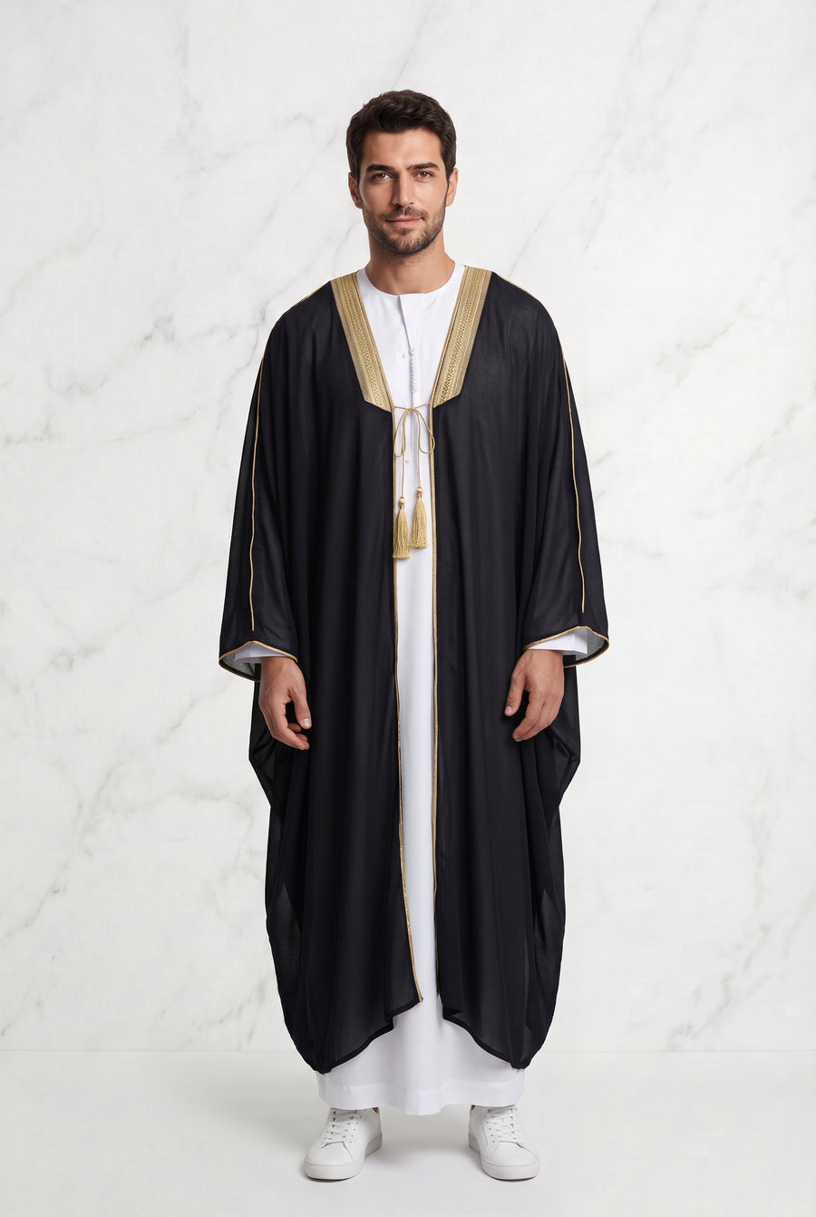 Bisht Black & Gold