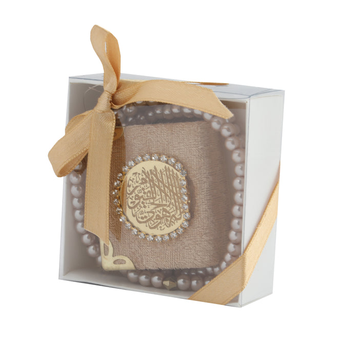 Mini Quran & Tasbih Gift Set 0990 Gold