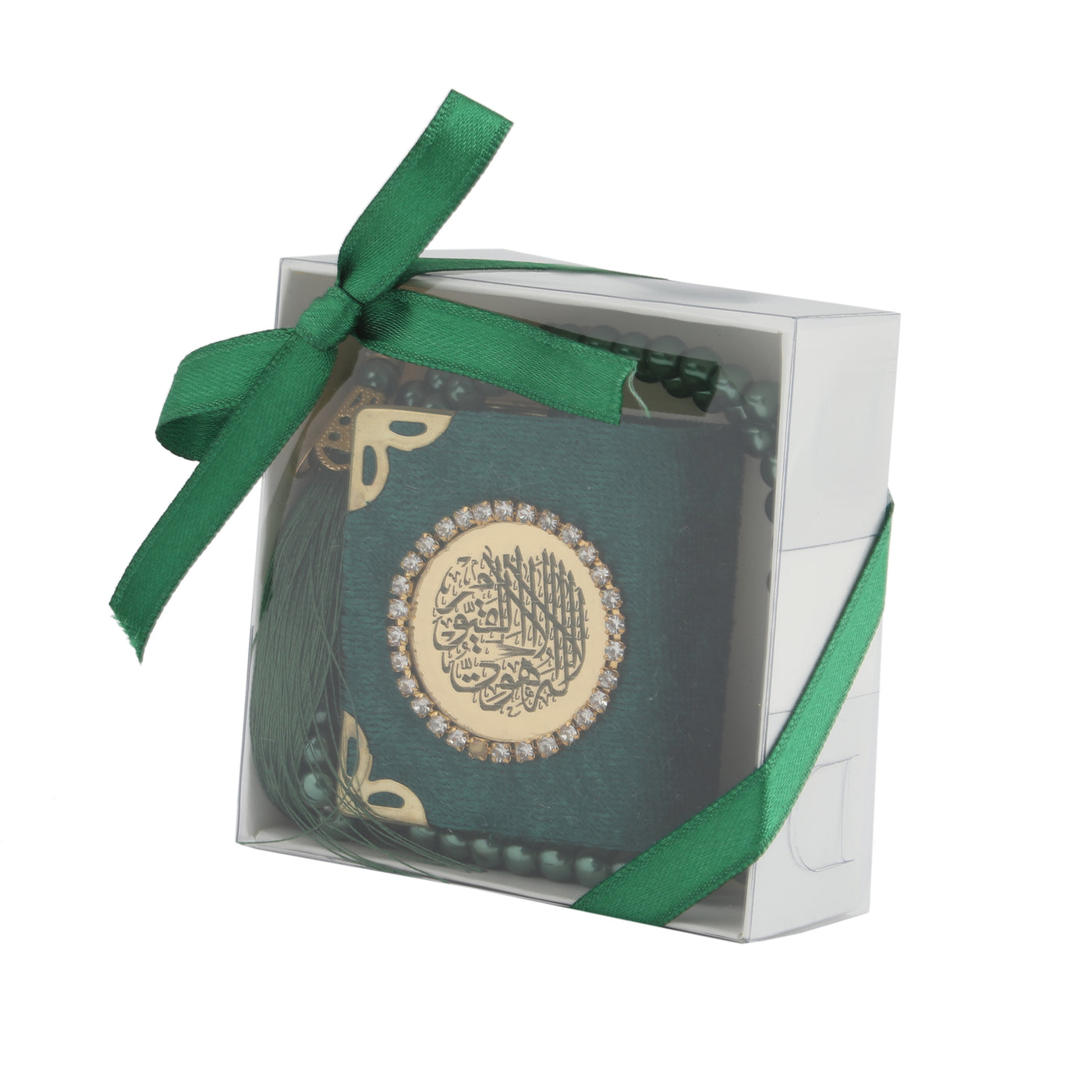 Mini Quran & Tasbih Gift Set 0990 Green