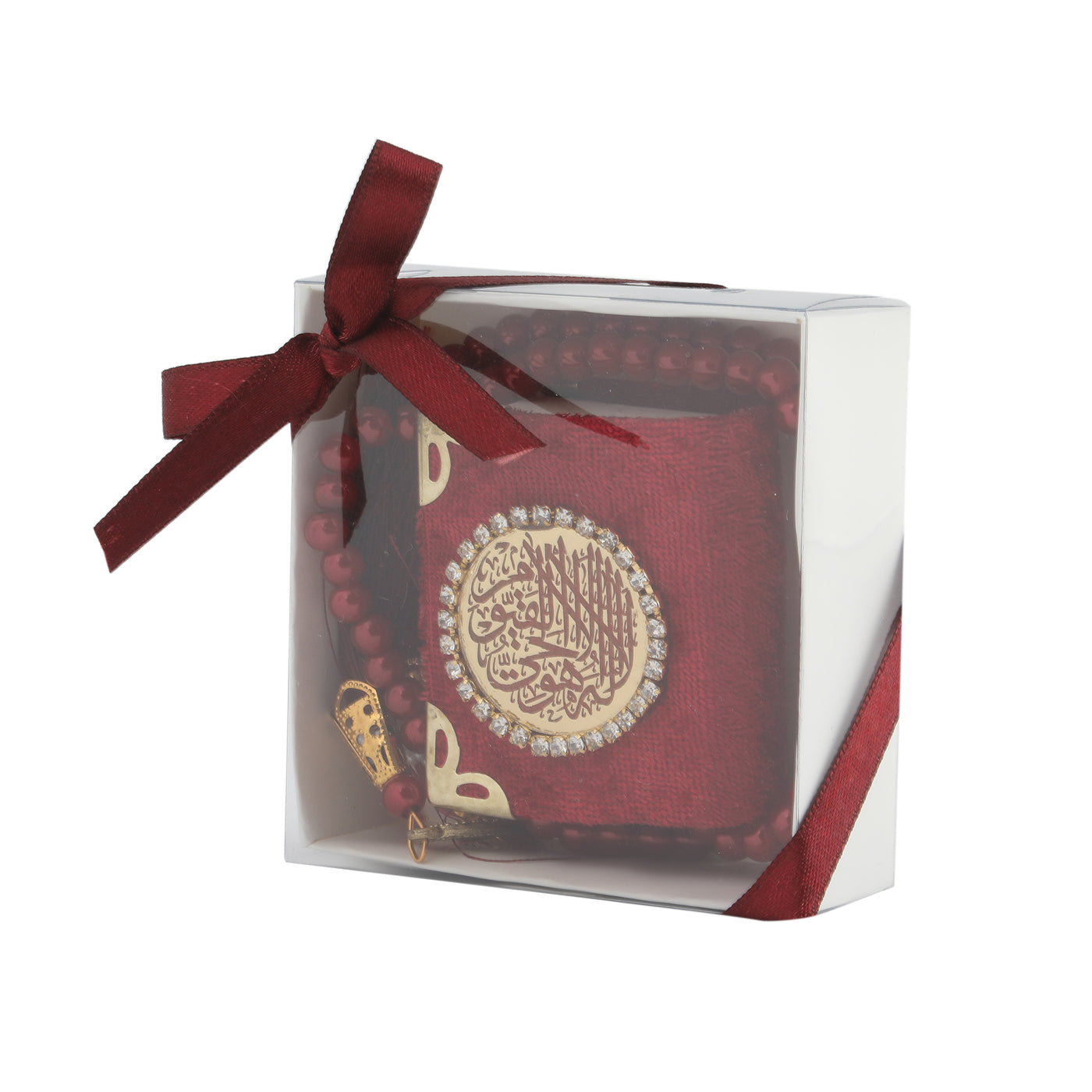 Mini Quran & Tasbih Gift Set 0990 Red