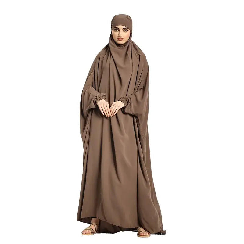 One Piece Mocha Jilbab