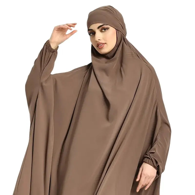 One Piece Mocha Jilbab