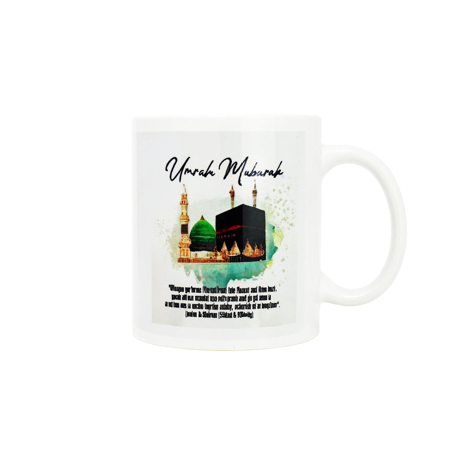 Umrah Mubarak Kabah And Masjid Nabawi Mug
