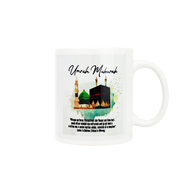 Umrah Mubarak Kabah And Masjid Nabawi Mug