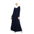Jersey Navy Abaya