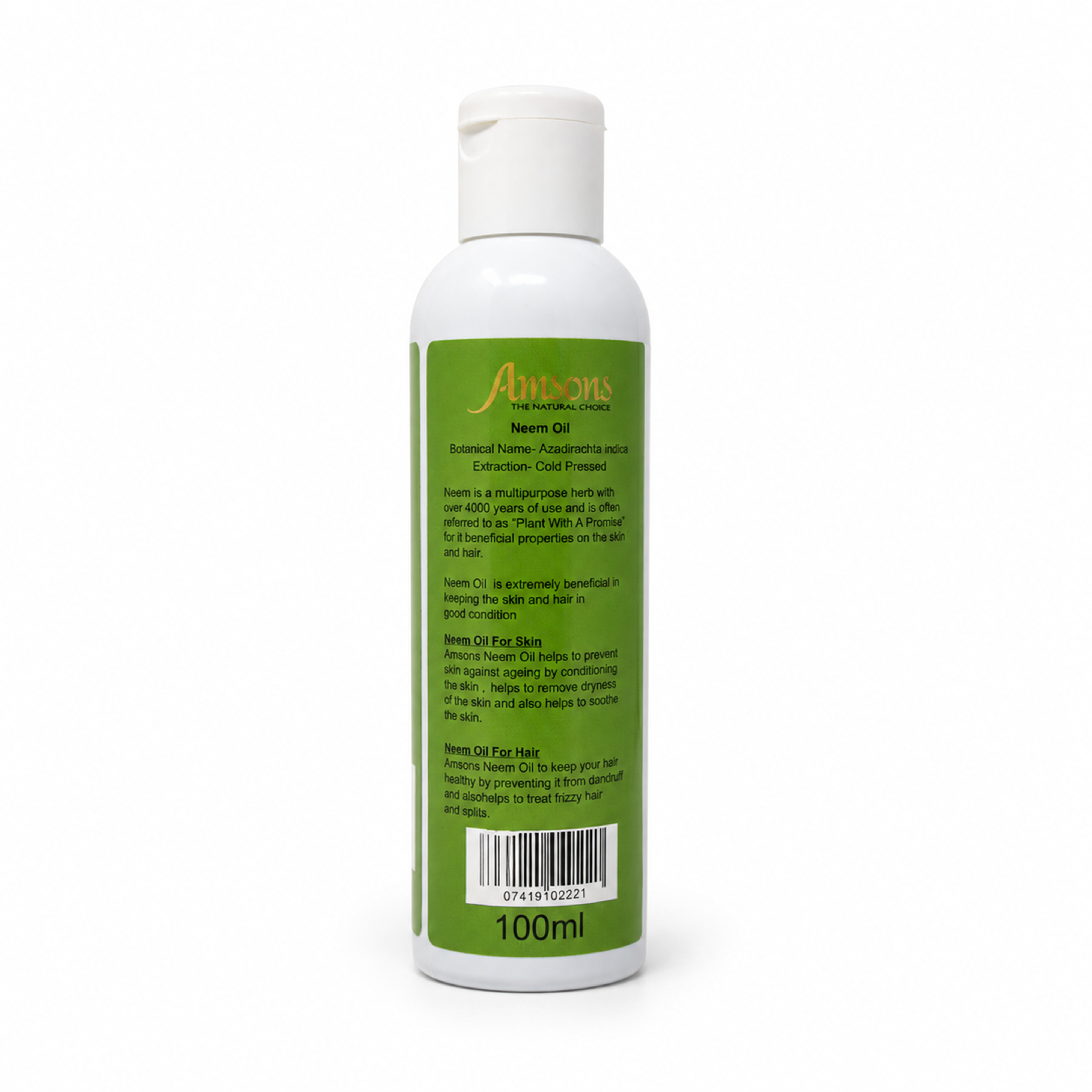 Cold Pressed Neem Oil 100ml