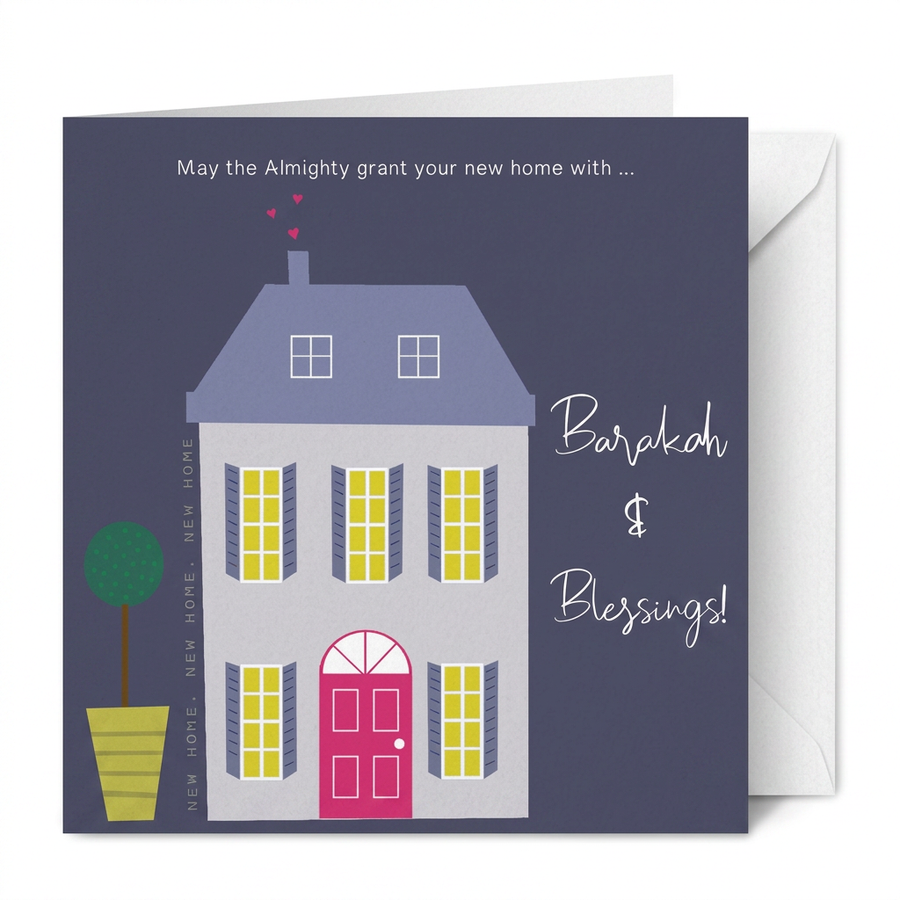 New Home - Barakah and Blessings Card