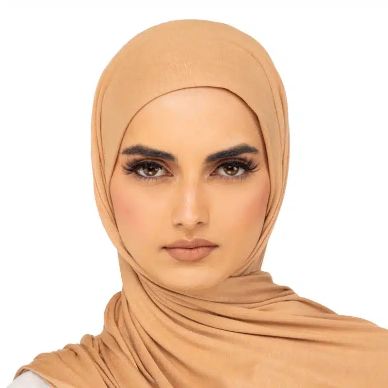 Elegant Jersey Hijab Gold