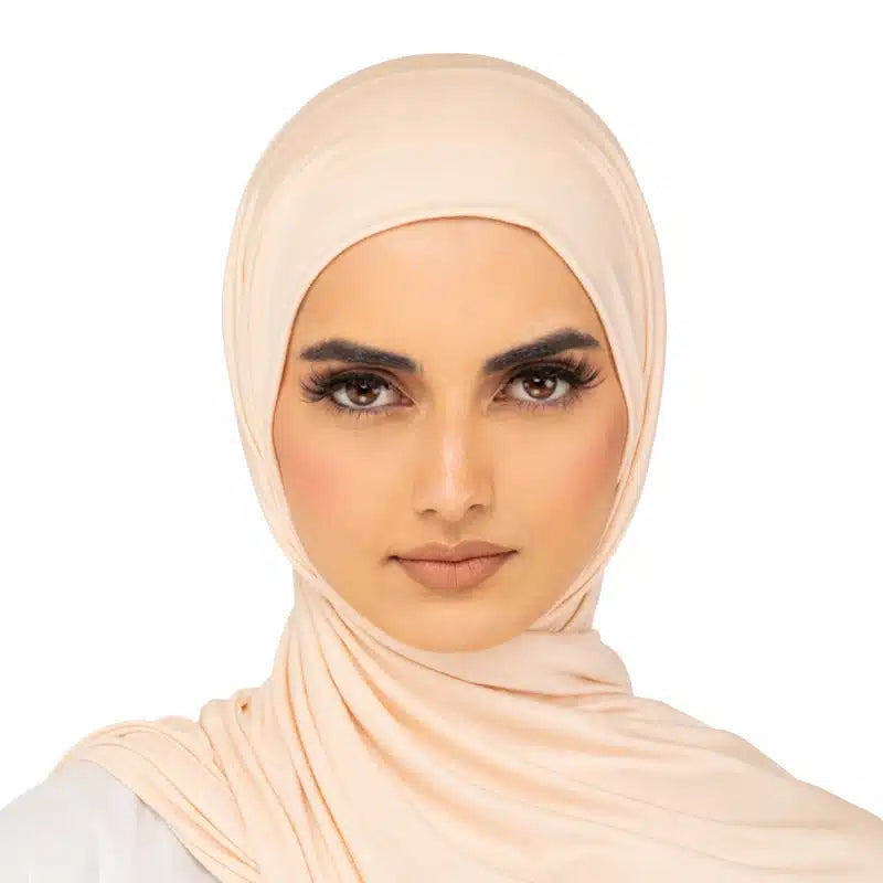Elegant Jersey Hijab Biege