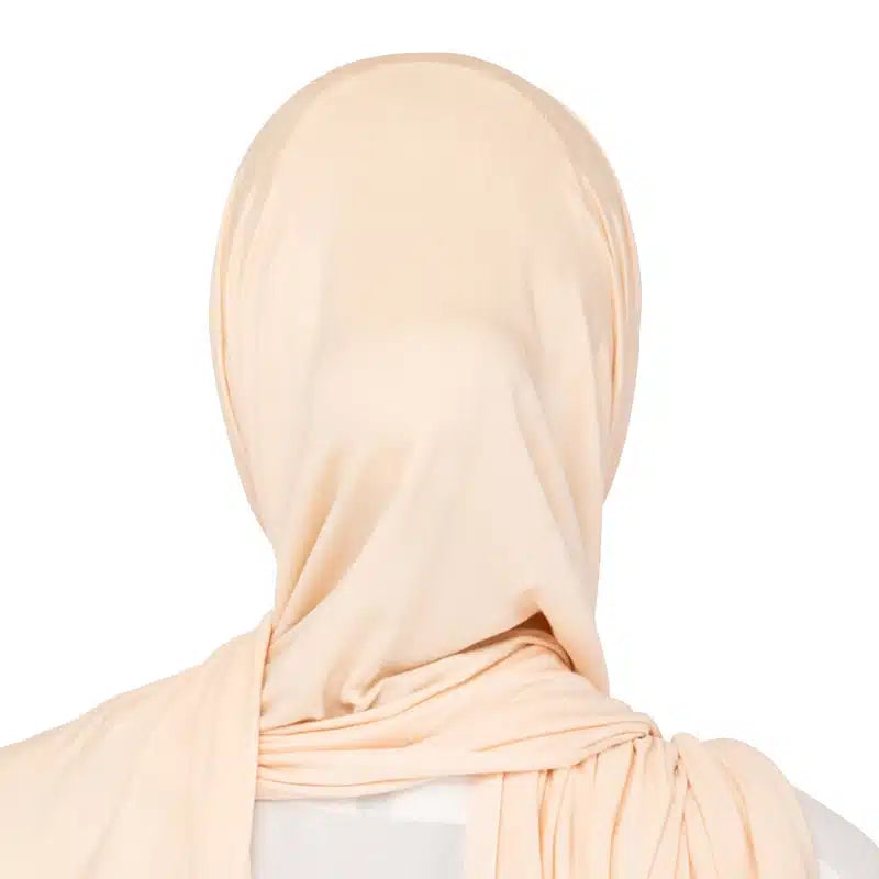Elegant Jersey Hijab Biege