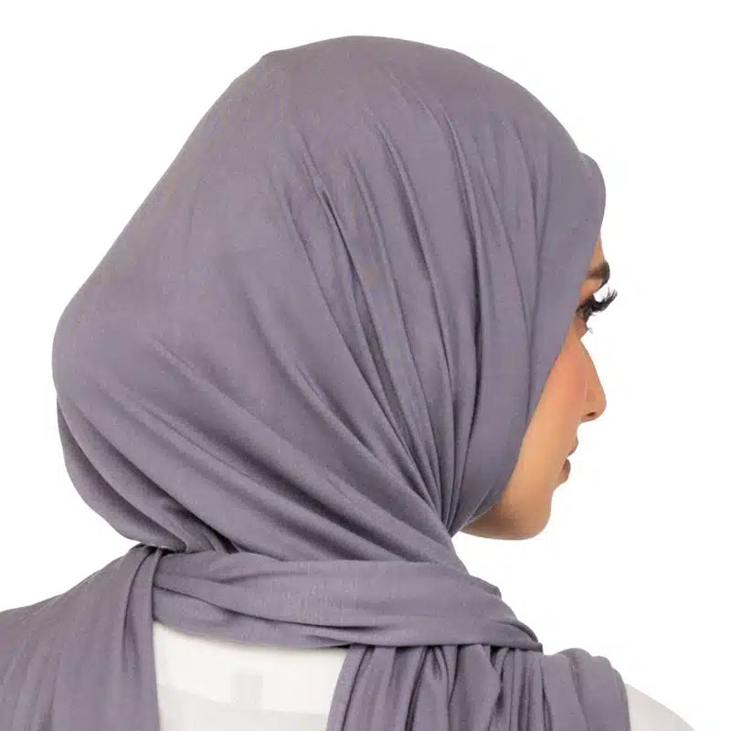 Elegant Jersey Hijab Flint Grey