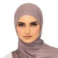 Elegant Jersey Hijab Mauve Pink