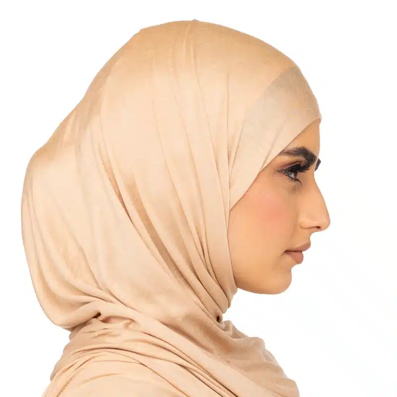 Elegant Jersey Hijab Sand 112