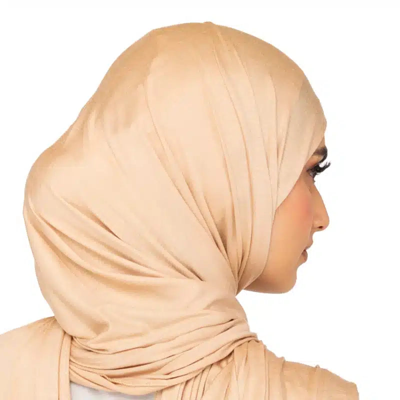 Elegant Jersey Hijab Sand 112
