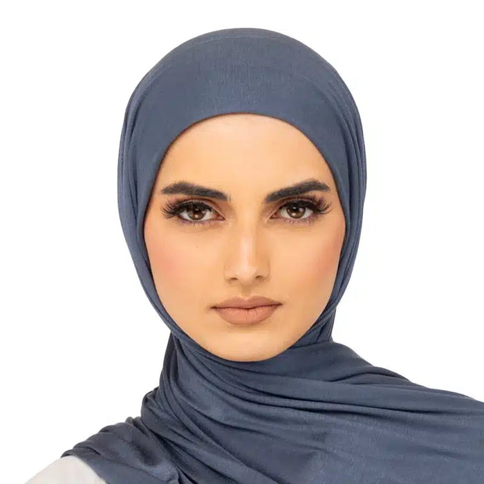 Elegant Jersey Hijab Blue 20