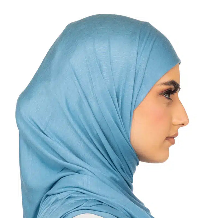 Elegant Jersey Hijab Sky Blue 94