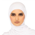 Elegant Jersey Hijab White