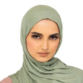 Elegant Jersey Hijab Lime Green