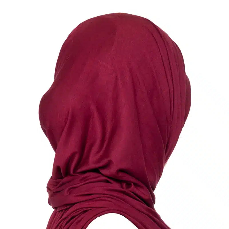 Elegant Jersey Hijab Pomegranate