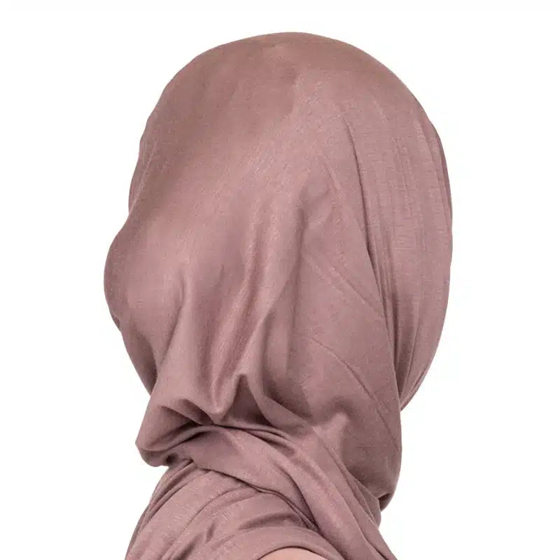 Elegant Jersey Hijab Mauve Pink 70