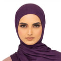 Elegant Jersey Hijab Merlin Purple