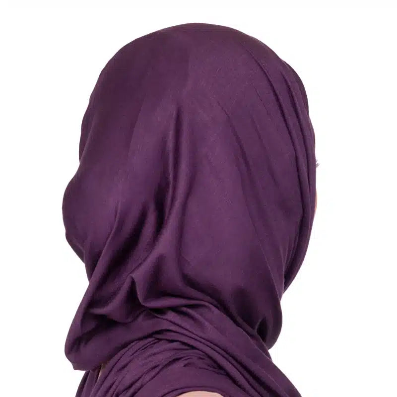Elegant Jersey Hijab Merlin Purple