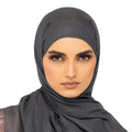 Organic Modal Hijab Anchor Grey