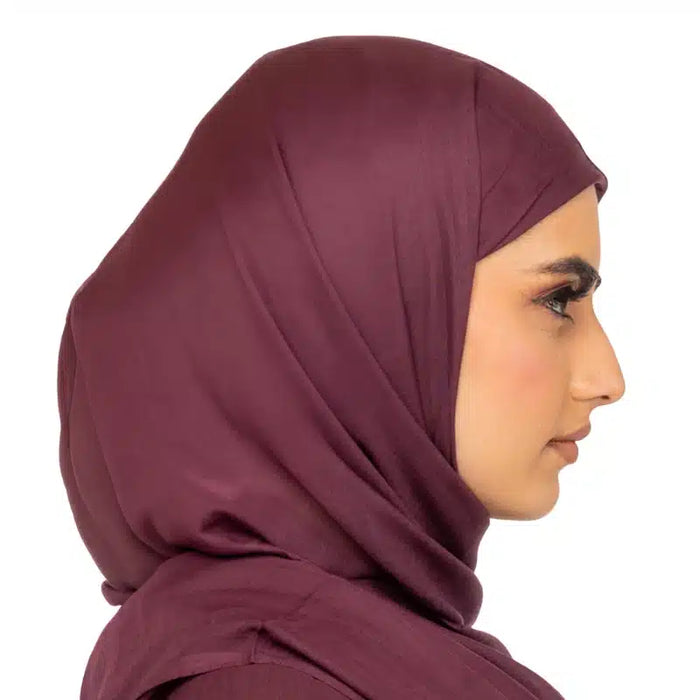 Organic Maxi Modal Hijab Plum 49