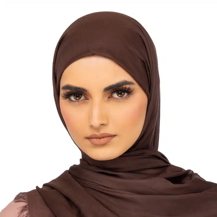 Organic Maxi Modal Hijab Chocolate 12