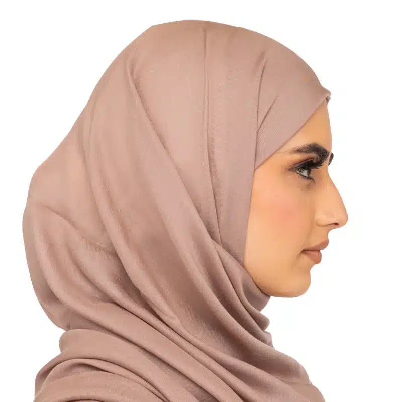 Classic Cotton Cream Tan Hijab