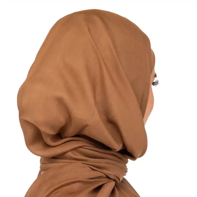 Classic Cotton Hijab Caramel 16