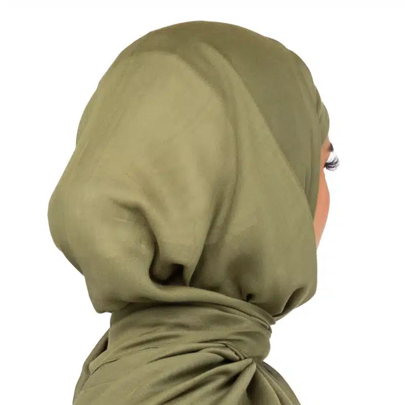 Classic Cotton Hijab Olive 18