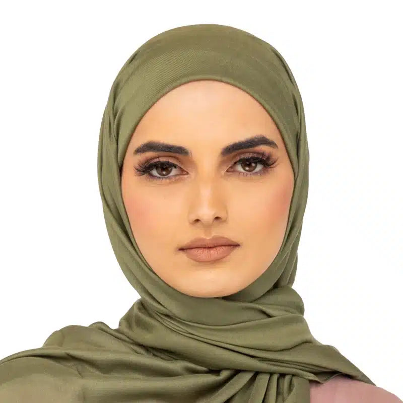 Classic Cotton Hijab Olive 18