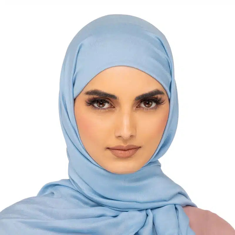 Classic Cotton Hijab Sky Blue