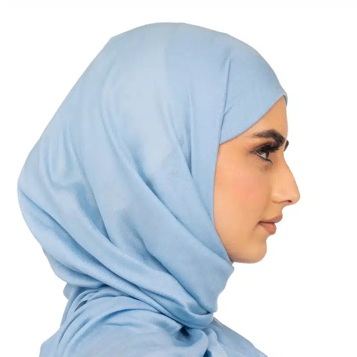Classic Cotton Hijab Sky Blue