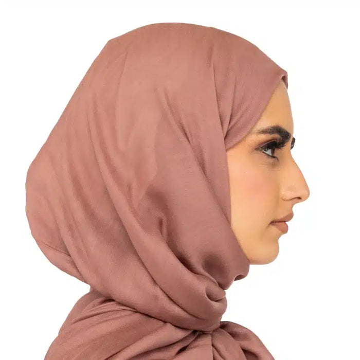 Classic Cotton Hijab Savanna Brown 12