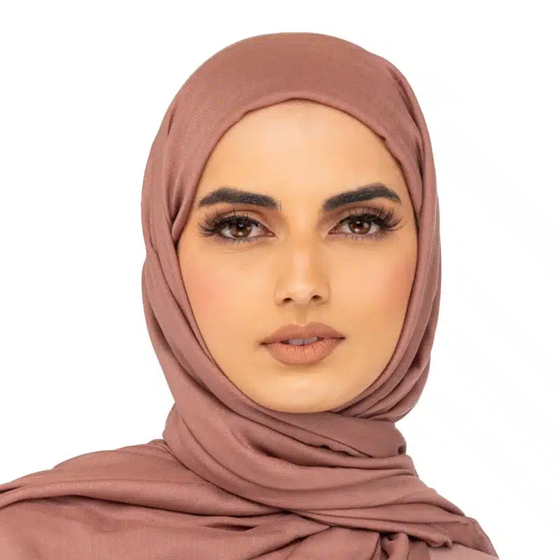Classic Cotton Hijab Savanna Brown