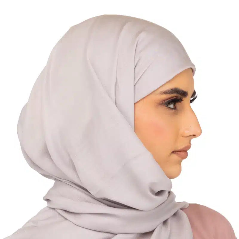 Classic Cotton Hijab Cloud Grey