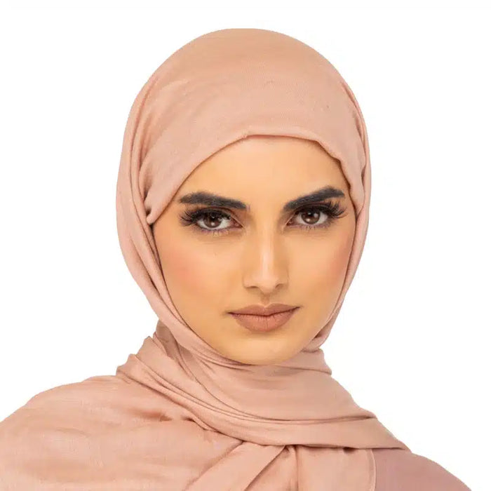 Classic Cotton Hijab Peach 09