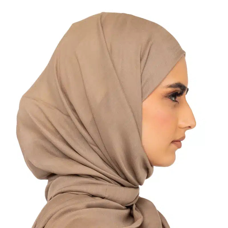 Classic Cotton Hijab Tan Brown