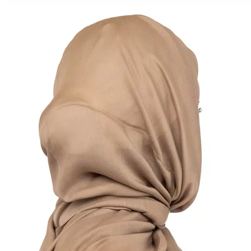 Classic Cotton Hijab Tan Brown