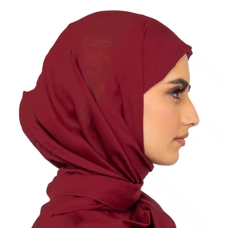 Classic Cotton Hijab Ruby