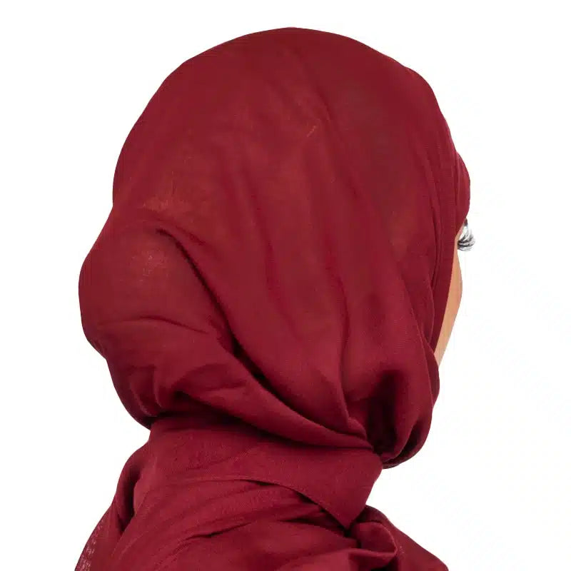 Classic Cotton Hijab Ruby