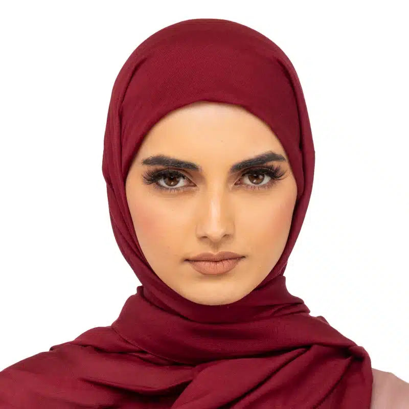 Classic Cotton Hijab Ruby