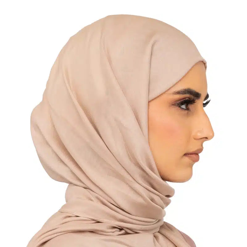 Classic Cotton Hijab Almond