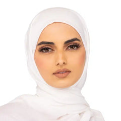 Classic Cotton Hijab Off White