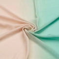 Ombre Silk Mint & Cream Chiffon Hijab